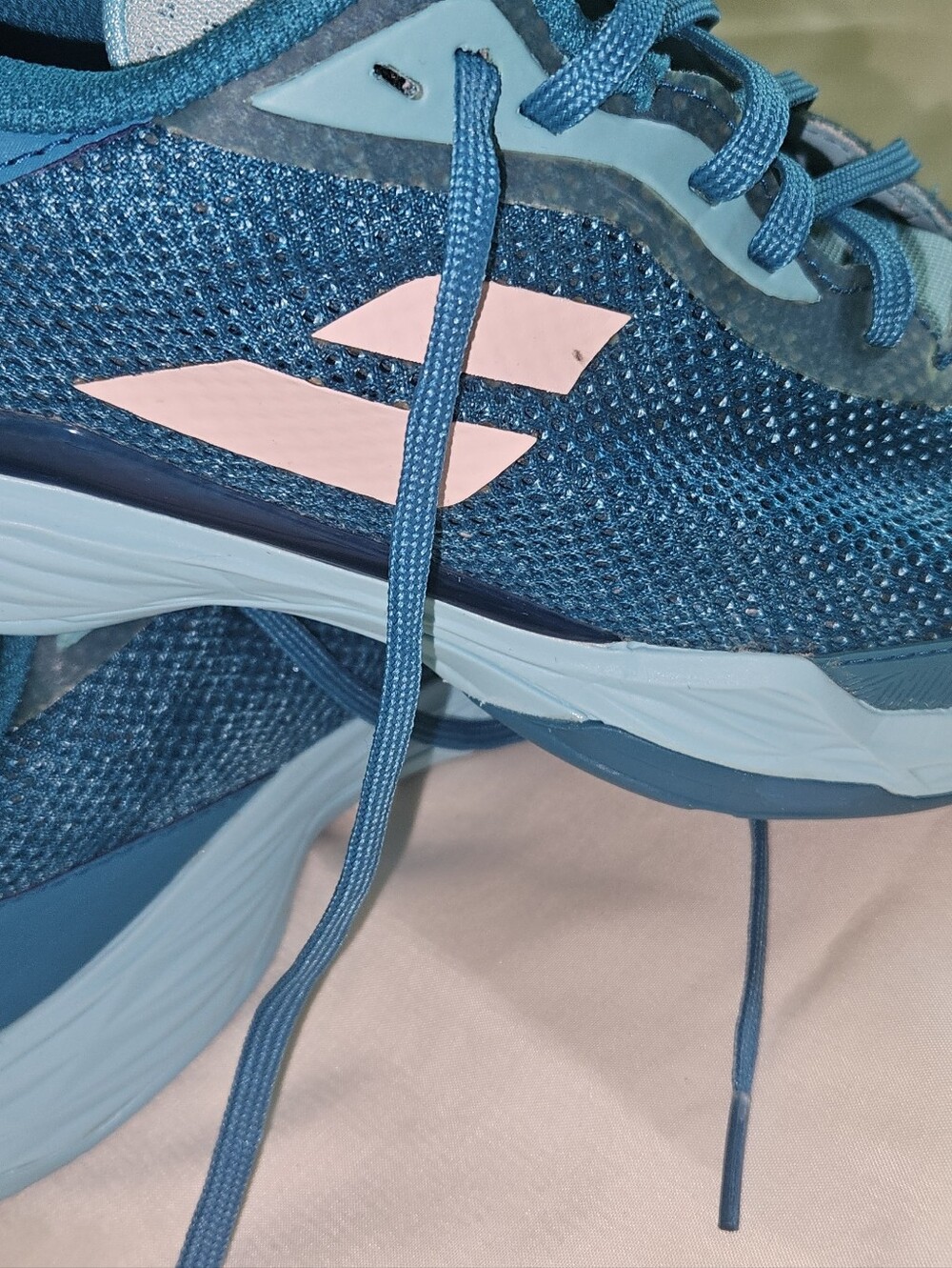 Babolat Jet Tere AC Women's Tennis Shoes Blue Pink Size 10 31S21651 Michelin